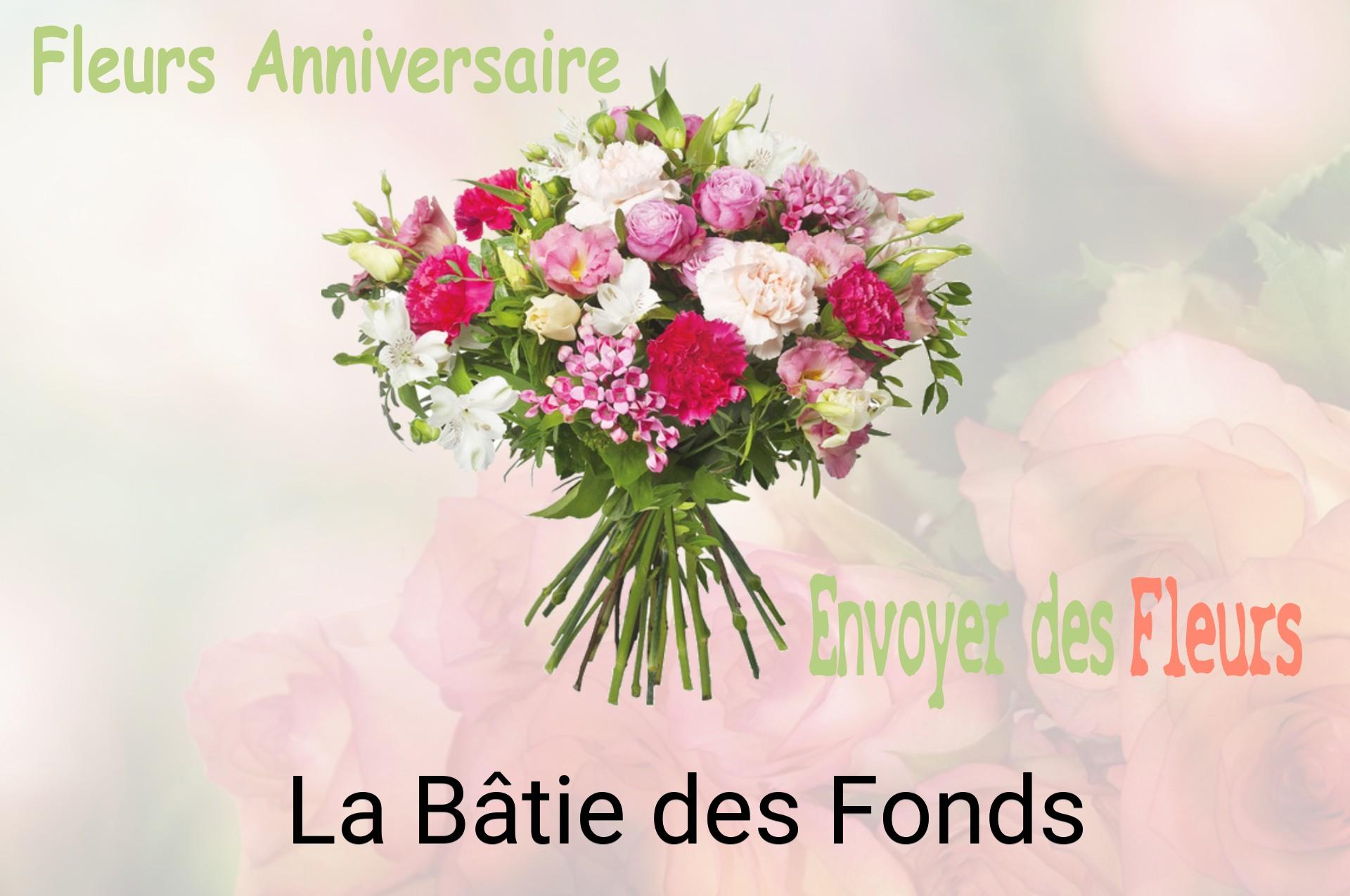 Bouquet de fleurs d’anniversaire livré à La Bâtie-des-Fonds