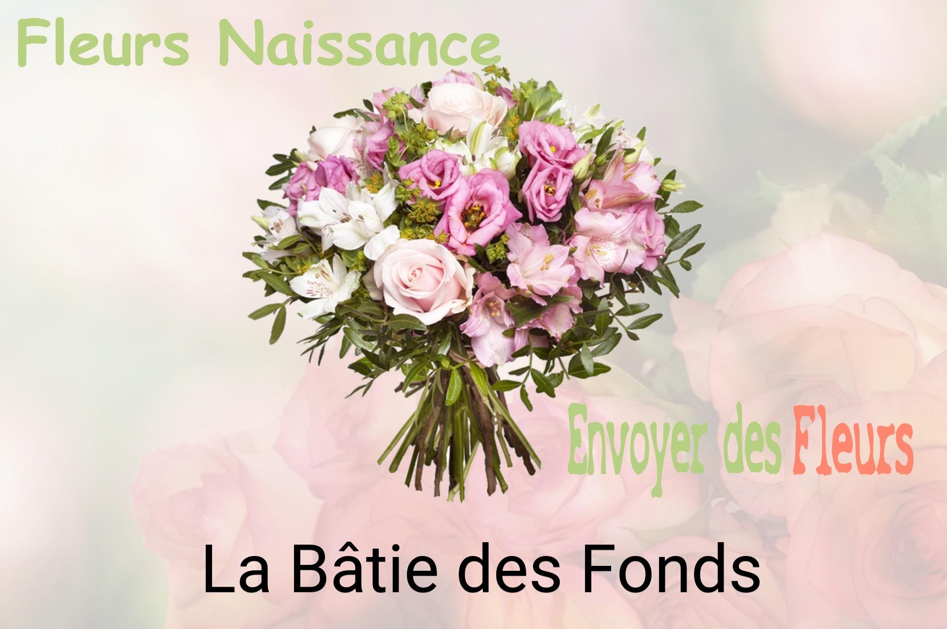 Bouquet de fleurs de naissance livré à La Bâtie-des-Fonds